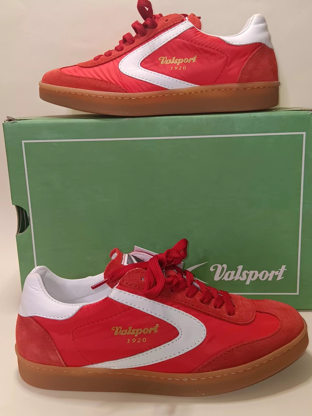 Women's Red Athletic Sneakers